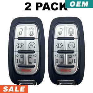 Chrysler Pacifica Voyager 2017-2024 Oem 7 Button Smart Key M3N-97395900 (2 Pack)