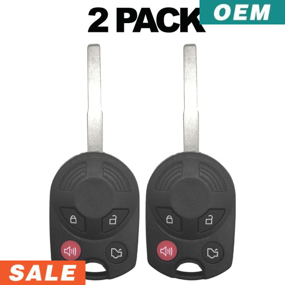 Ford 4 Button Oem High Security Remote Head Key Oucd6000022 (2 Pack)