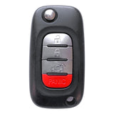 Smart Fortwo Forfour 2015-2017 Oem 4 Button Flip Key Cwtwb1G767