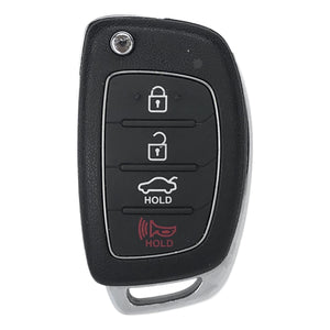 Hyundai Sonata 4 Button Flip Key 2015-2017 FCC: TQ8-RKE-4F16 (OEM)