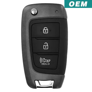 Hyundai Kona 2021-2023 Oem 3 Button Remote Flip Key 2Av76-Nmok-451T (95430-J9400)