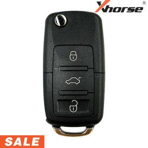 Xhorse 2Nd Generation Vw Style Wired 3 Button Flip Key Universal