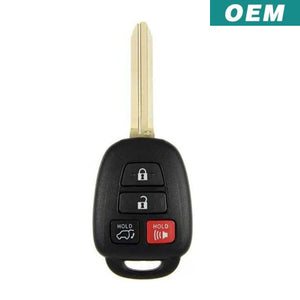 Toyota Rav4 Tacoma 2013-2021 Oem 4 Button Remote Head Key Hyq12Bdp (H Chip)