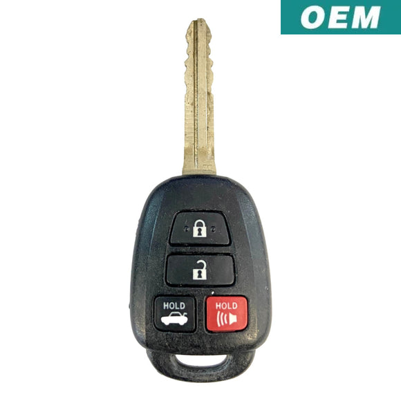 Toyota Rav4 Tacoma 2013-2021 Oem 4 Button Remote Head Key Hyq12Bdp (H Chip) Refurbished