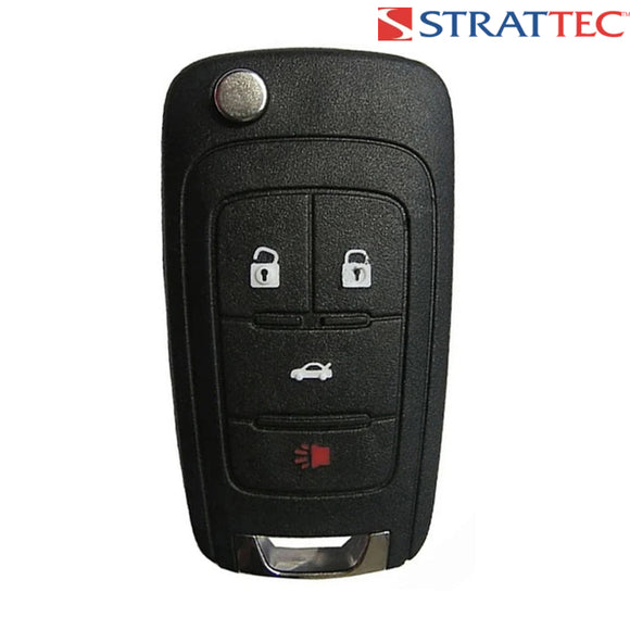 Chevrolet Buick 2010-2017 Oem 4 Button Remote Flip Key Oht05918179 -Strattec #5927057 | New