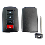 Toyota Smart Key 4 Button w/ Hatch Replacement Shell For HYQ14FBA | Aftermarket