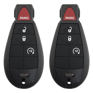 Dodge Ram 4 Button Fobik 2013-2022 for GQ4-53T | Aftermarket (2 Pack)