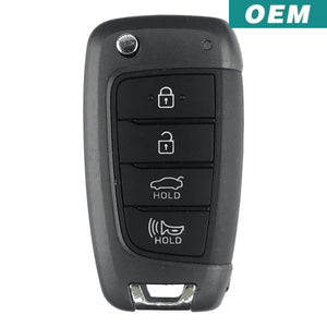 Hyundai Accent 2018-2020 4 Button Flip Key FCC: NYOSYEC4TX1707 (OEM)