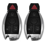 Mercedes Benz 4 Button Fobik 1997-2014 For IYZ-3312 NEC 2 Battery | Aftermarket (2 Pack)