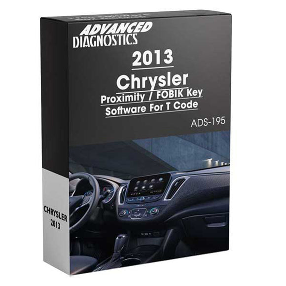 Advanced Diagnostics Smart Pro Software - ADS-195 Dodge Dart PROX/FOBIK (D745341AD)