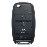 Kia Forte Optima Rio 2013-2020 4 Button Flip Key Shell