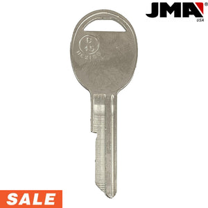 Gm Jma Metal Key Brass Nickle Plated Gm-12E B45 Np