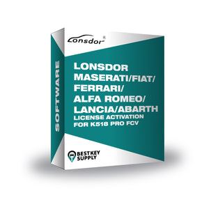 Lonsdor K518 PRO FCV License For Maserati/Fiat/Ferrari/Alfa Romeo/Lancia/Abarth