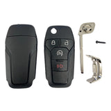 Replacement Shell Case For Ford F-Series 4 Button Flip Key