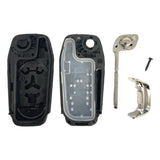 Replacement Shell Case For Ford F-Series 4 Button Flip Key