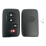 Lonsdor Toyota 4 Button Smart Key Shell Replacement For LT20-01 (Black)