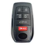 Lonsdor Toyota 6 Button Smart Key Shell Replacement For LT20-10