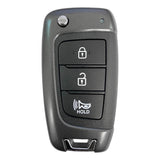 Hyundai 3 Button Flip Key Replacement Shell | Aftermarket