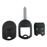 Ford Lincoln 4 Button Remote Head Key Shell Replacement for CWTWB1U793 (2 Parts) | Aftermarket