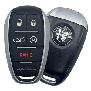 Alfa Romeo Giulia 5 Button Remote 2017-2019 Fcc: Kr5Alfa434 (Oem) Smart Key