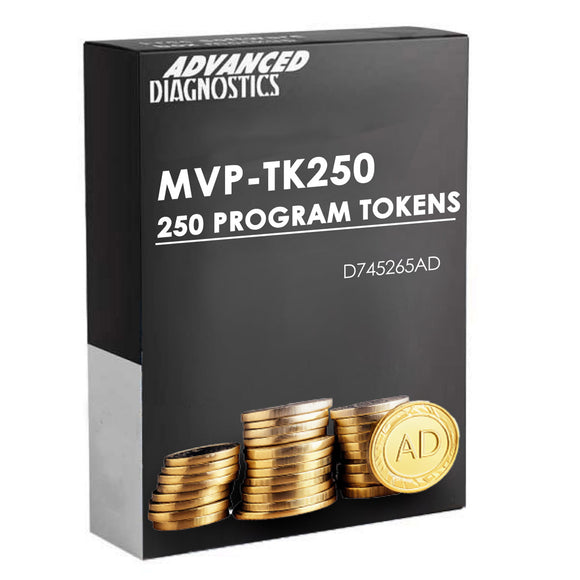 *Special Winter Promo Price ENDS 2/14/25* Advanced Diagnostics Smart Pro Software - MVP-TK250 250 Program Tokens (D745265AD)