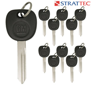 Gm Various Models B102-P P1113 Mechanical Key - Strattec #5928818 | New (10 Pack) Blank