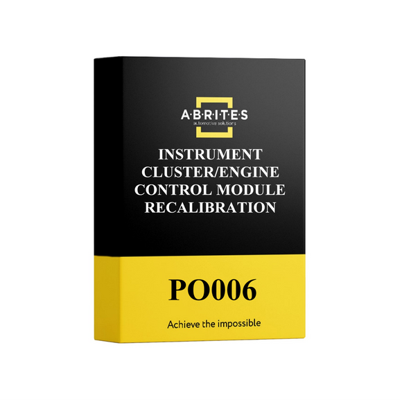 Instrument Cluster/Engine Control Module Recalibration Subscription