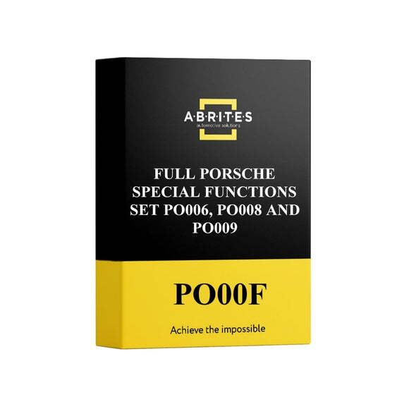 Full Porsche Special Functions Set Po006 Po008 And Po009 Subscription