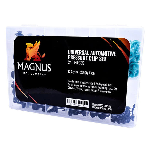 Magnus Universal Automotive Pressure Clip Set (240 pcs)