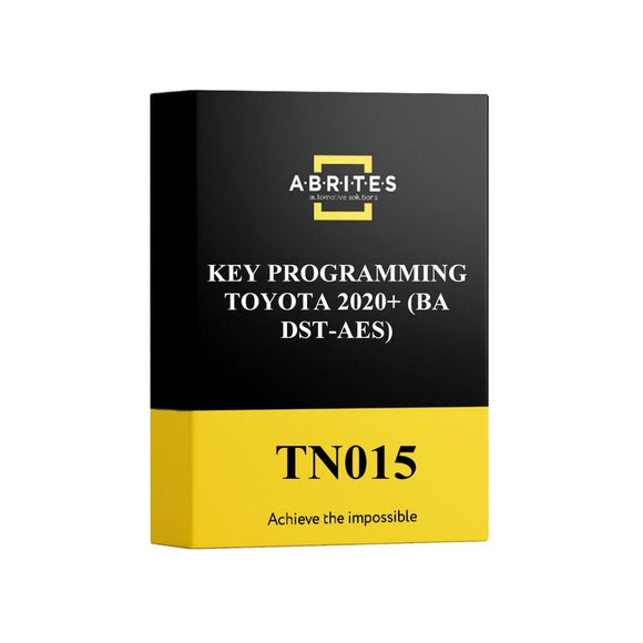 Key Programming Toyota 2020+ (Ba Dst-Aes) Subscription