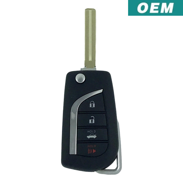 Toyota Camry Corolla 2018-2023 OEM 4 Button Flip Key HYQ12BFB / HYQ12B