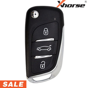 Xhorse Universal Generic Style Wired 3 Button Flip Key