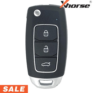 Xhorse Universal Hyundai Style Wired 3 Button Flip Key