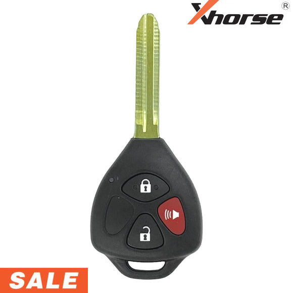 Xhorse Universal Toyota Style Wired 3 Button Remote Head Key